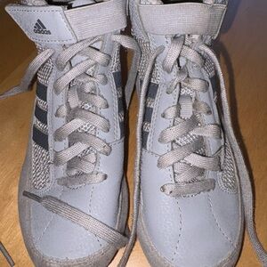 Adidas Light Gray High-Tops